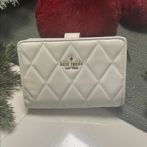 Kate Spade Cream Quilted Wallet